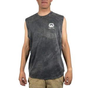CAMISETA TABLAS SUN - GRIS ANTRACITA/LOGO BLANCO