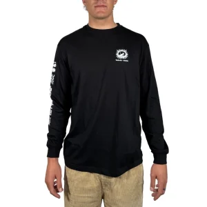 CAMISETA TABLAS SUN - NEGRO/LOGO BLANCO