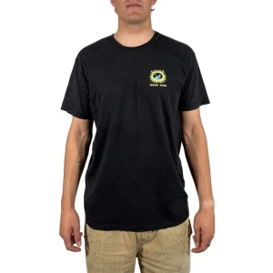 CAMISETA TABLAS SUN - NEGRO/ LOGO COLORES