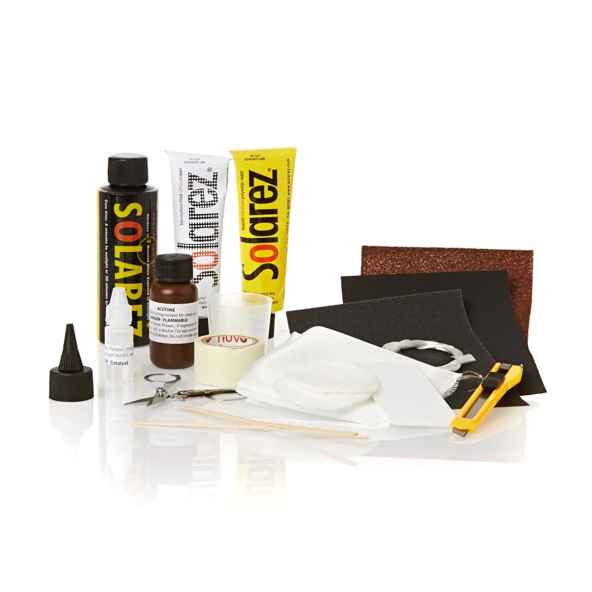 KIT REPARADOR SOLAREZ POLYESTER PRO TRAVEL KIT