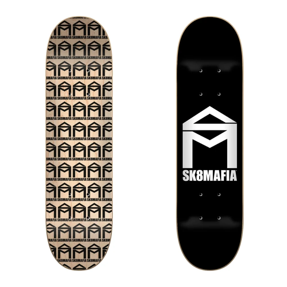 TABLA DE SKATE SK8MAFIA HOUSE LOGO BLACK SK8MAFIA 6.0''